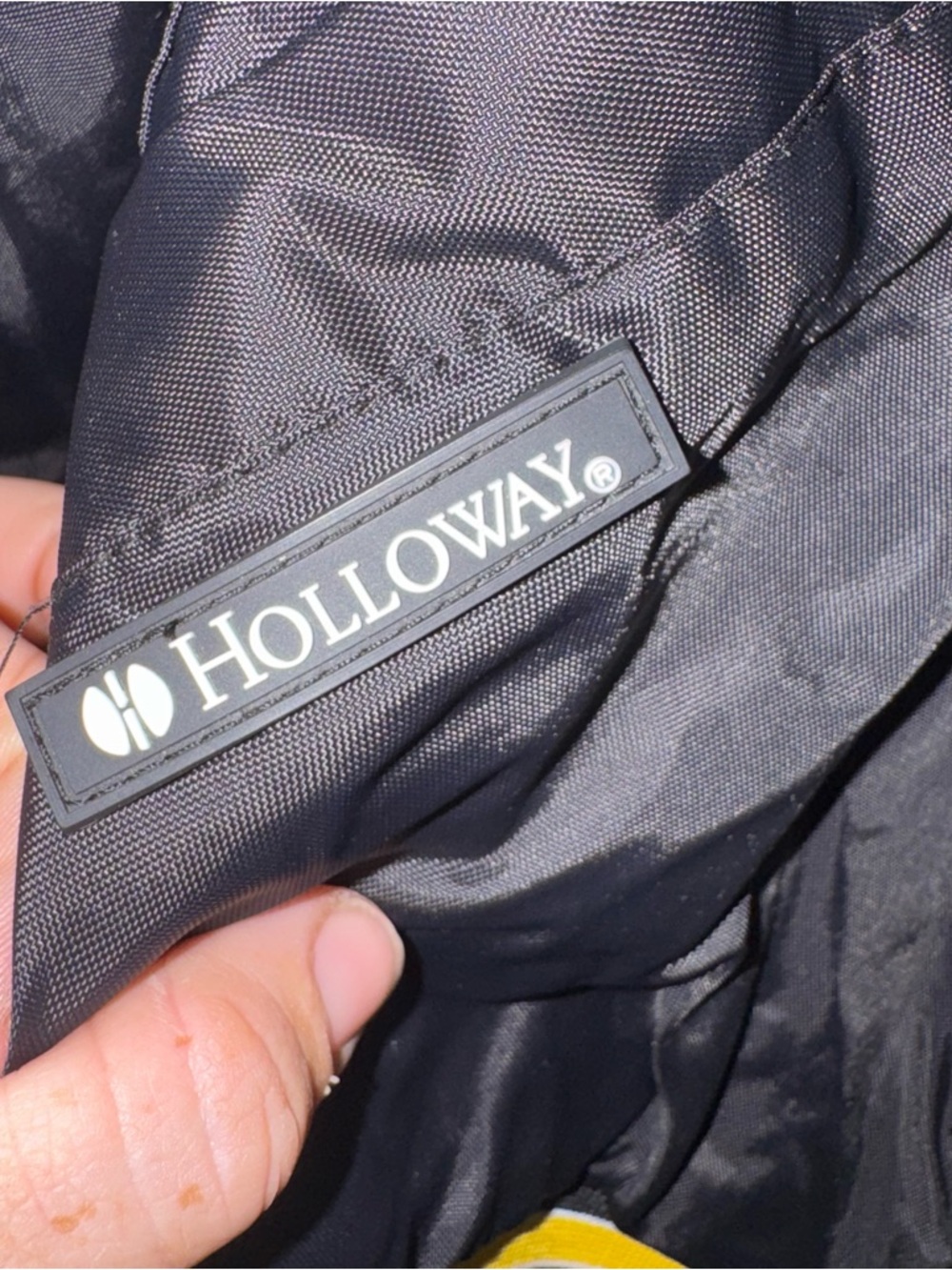 Holloway Black Jacket with Yellow Accent - Picture 2 of 4